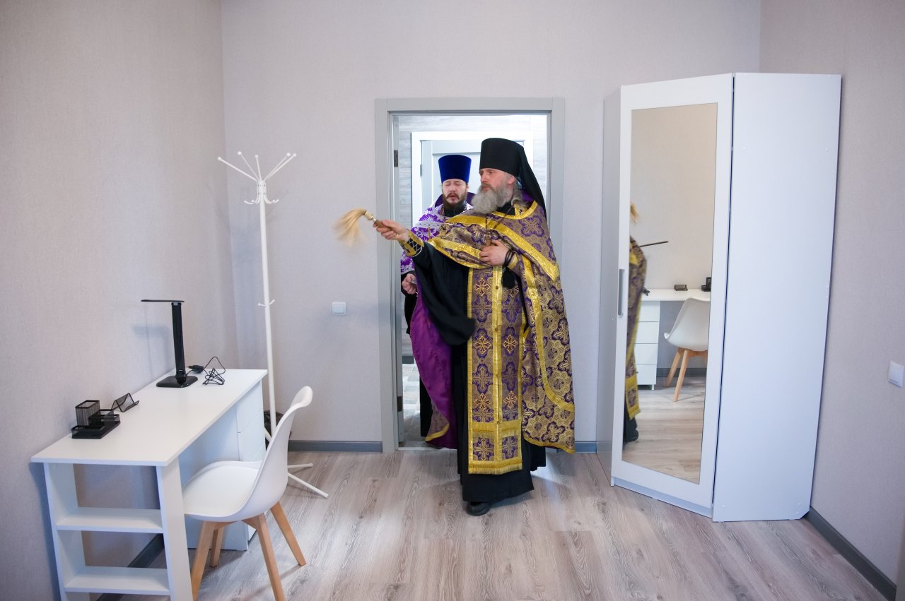 Освящение «Дома для мамы» в Брянске. Фото: пресс-служба Брянской епархии