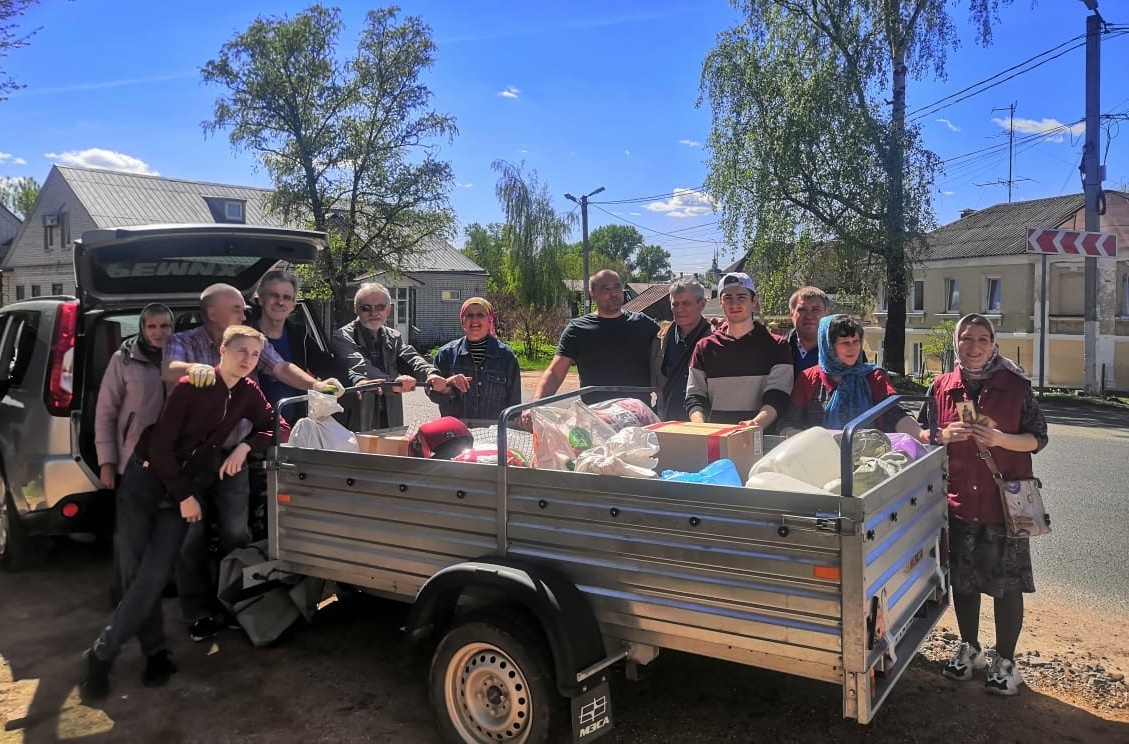 Гуманитарная помощь пострадавшим жителям Белгорода от Свято-Никитского прихода Твери