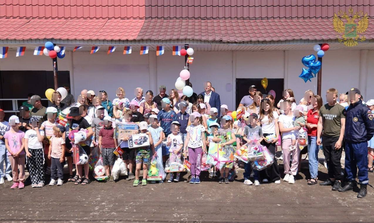 Праздник в День защиты детей в Валуйках Белгородской области