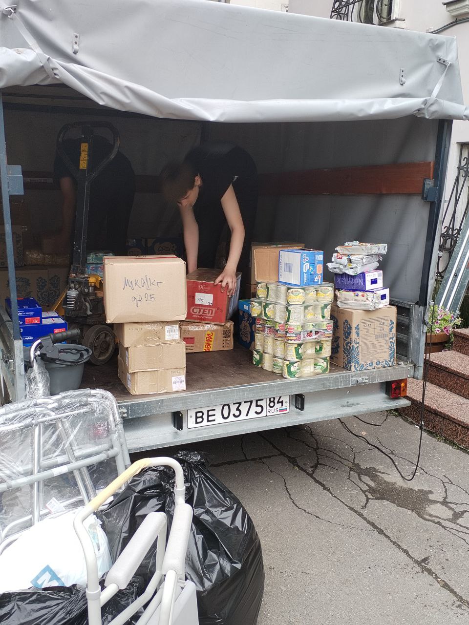Гуманитарная помощь от Синодального отдела по благотворительности в Голую Пристань